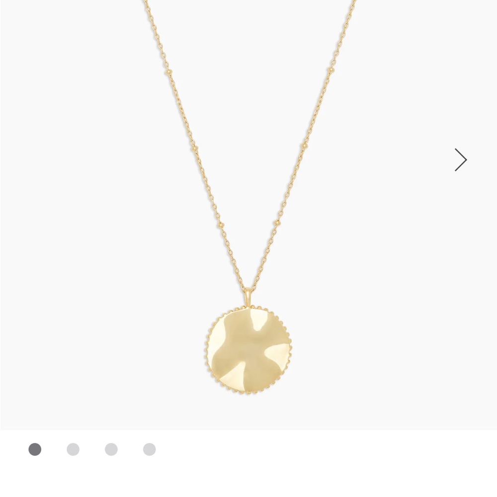 Gorjana Bespoke Bali coin necklace